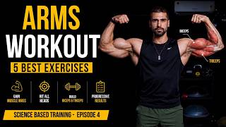 The Only 5 Arms Exercises You Need For Muscle Mass (grow Biceps & Triceps)