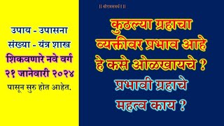 कुठल्या ग्रहाचा माणसावर प्रभाव आहे हे कसे ओळखायचे? प्रभावी ग्रहाचे महत्व काय? कोदंड पुनर्वसु