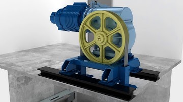 Otis Elevator Gen2 3D Animation (US)