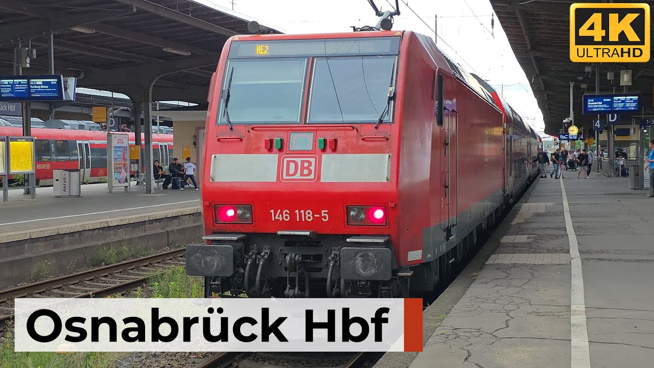 Osnabrück Hbf 05.07.2025 - Spannender Bahnknoten mit Fernzügen, Regionalverkehr & Güterbewegungen