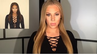 Olivia Pierson inspired Makeup tutorial with hair and outfit | WAGS inspired