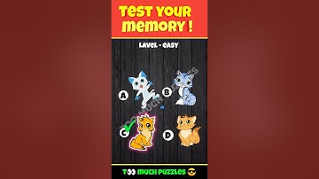 memory test game #12। riddles and puzzles for IQ test। 🧐🤔 #shorts