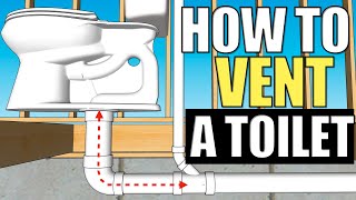 How To Vent \& Plumb a Toilet (in 2024)