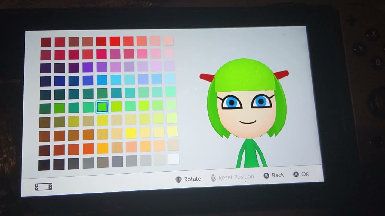 How to make cosmo the seedrian mii - YouTube