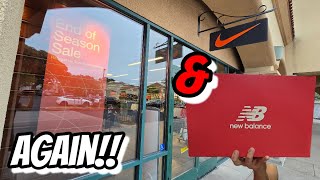 Nike Outlet & New Balance Outlet Strike Again!!!