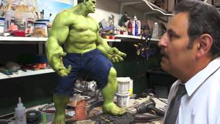 SIDESHOW HULK MAQUETTE REPAINT