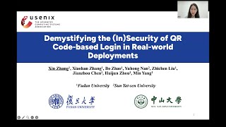 USENIX Security '25 - Demystifying the (In)Security of QR Code-based Login in Real-world Deployments