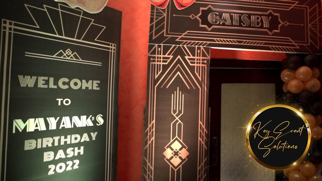Birthday Bash | The Great Gatsby Theme | Key Event Solutions