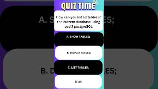 SQL POSTGRESQL Interview Questions