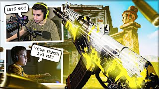 I 1v1 a trash talker for money in COD and expose him...