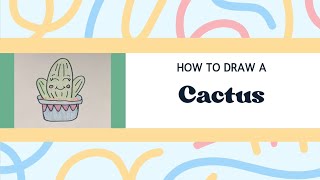 How to Draw a Cactus 🌵 // Happy Cinco de Mayo!