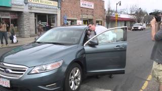Demonstrators block the X intersection in Springfield to express anger at police