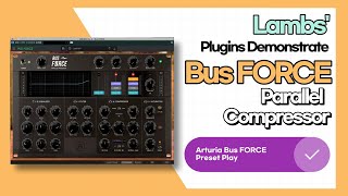 [Demo] Arturia Bus FORCE PRESET Operation