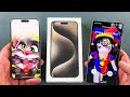 iPhone 15 Pro Max - Unboxing   Boot Animation   Incoming Call   Outgoing Call   Case & Samsung S24 U