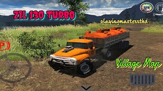 zil 130 turbo truck gameplay | rthd gameplay | Village map gameplay | #offroad