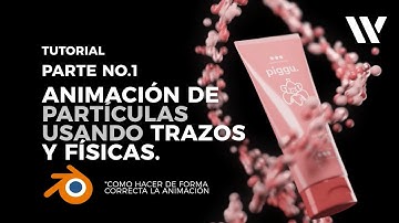 TUTORIAL - ANIMACIÓN DE PARTÍCULAS USANDO CURVAS Y FÍSICAS (PARTE 1) - BLENDER 4.0