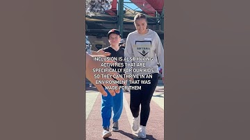 Inclusion can look different depending on the child and situation. #autism #autistic #aac