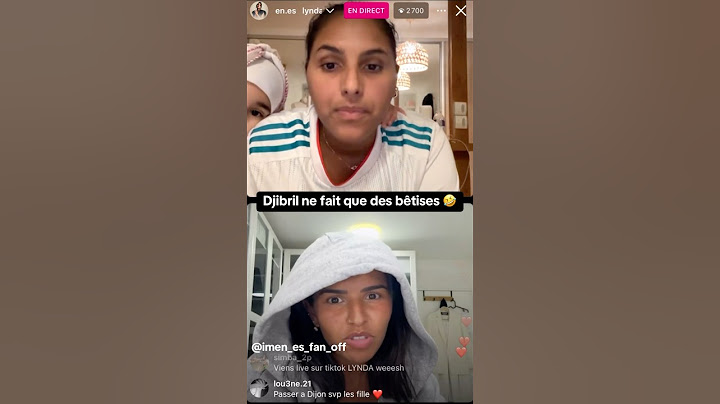 Djibril pendant le live d’Imen ES & Lynda 🤣