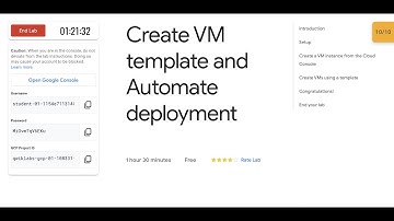 Create VM template and Automate deployment || #qwiklabs || #coursera