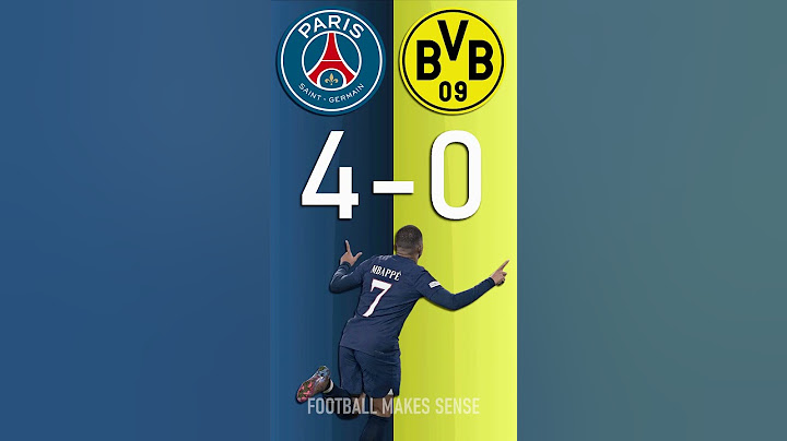 PSG vs Borussia Dortmund : UEFA Champions League Score Predictor - hit pause or screenshot