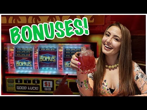 AWESOME Jin Long 888 Slot Machine Bonuses! | Lady Luck HQ