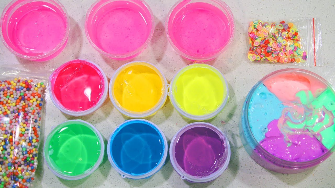 Amazon Slime Haul 2 and Making Satisfying Slime Smoothie! YouTube