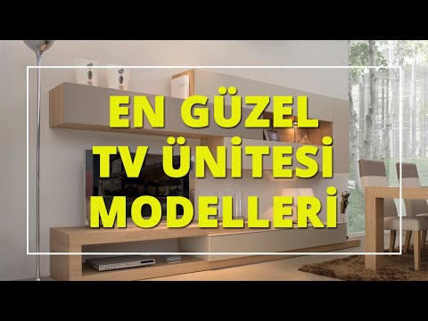 EN GÜZEL MODERN TV ÜNİTELERİ | EV DEKORASYONU