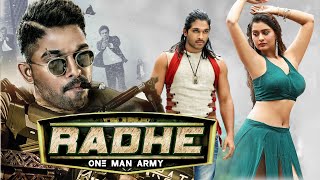 Radhe One Man Army  Allu Arjun 2024 Full Hindi Dubbed New Movie | South Movies In Hindi MOVIE