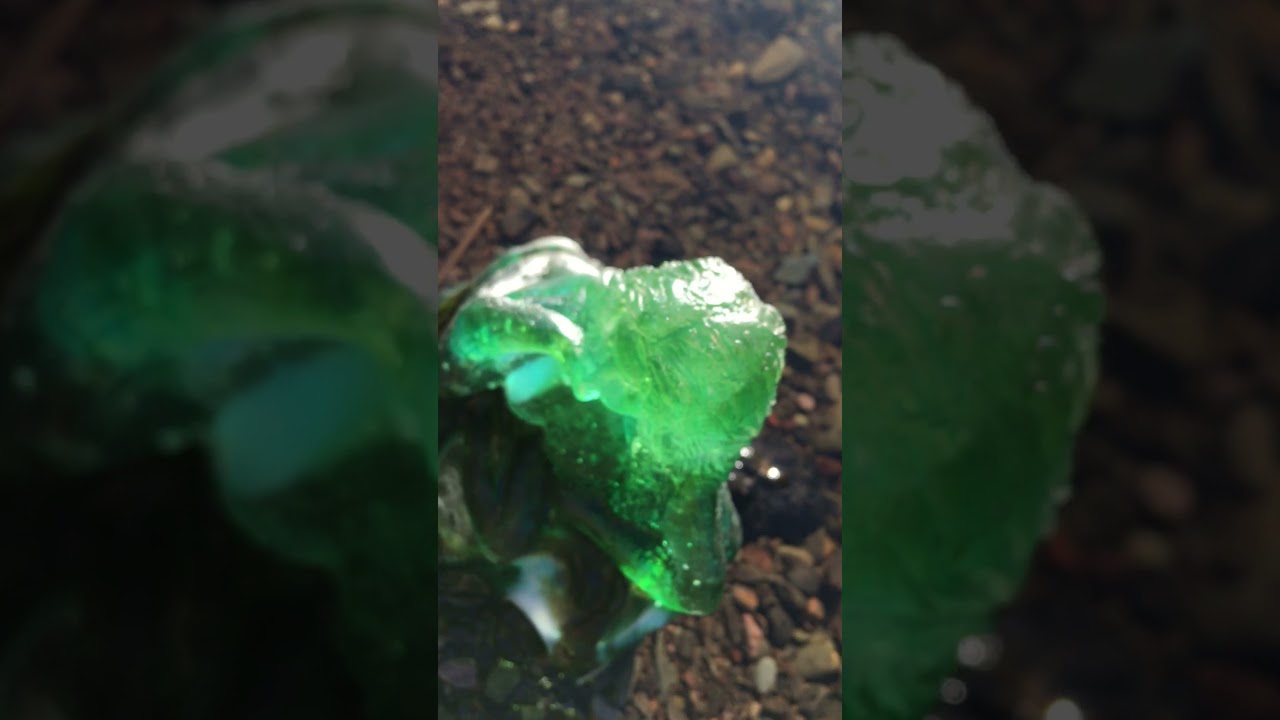 Goddess Danu in core-cast glass