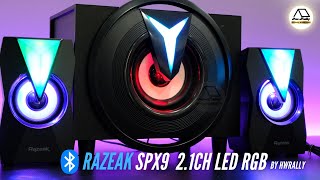 ลำโพงเบสหนัก เสียงดี Razeak SPX9 เชื่อมต่อผ่าน บลูทูธ 2.1ch Led RGB เบสหนัก Bluetooth By Hwrally