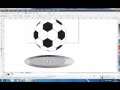 Criando bola 3d corel draw x6