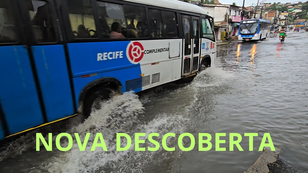 MUITA CHUVA EM RECIFE,BAIRRO DE NOVA DESCOBERTA BASTOU 20 MINUTOS DE CHUVA PRA FICA ASSIM