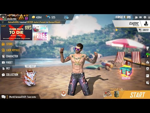 Free fire garena new character apdet ke bare me - YouTube