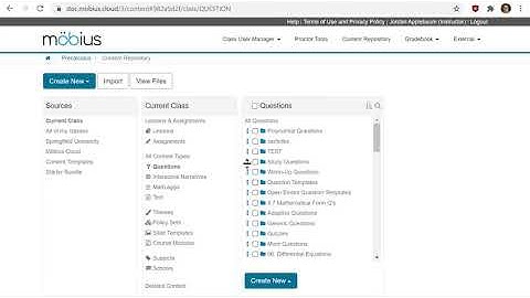 Author a question (Content Repository) | Möbius Video Guides by DigitalEd