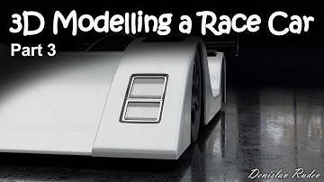 3D Modelling A Race Car | Part 3 | Blender Time-Lapse
