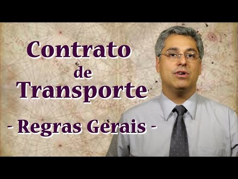 Vídeo: Como Redigir Um Contrato De Transporte