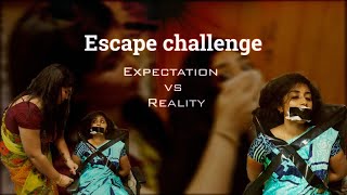 Escape Challenge | Gag talk | Tape gag | Stuff gag | Otm Gag | @SharmysVlogs