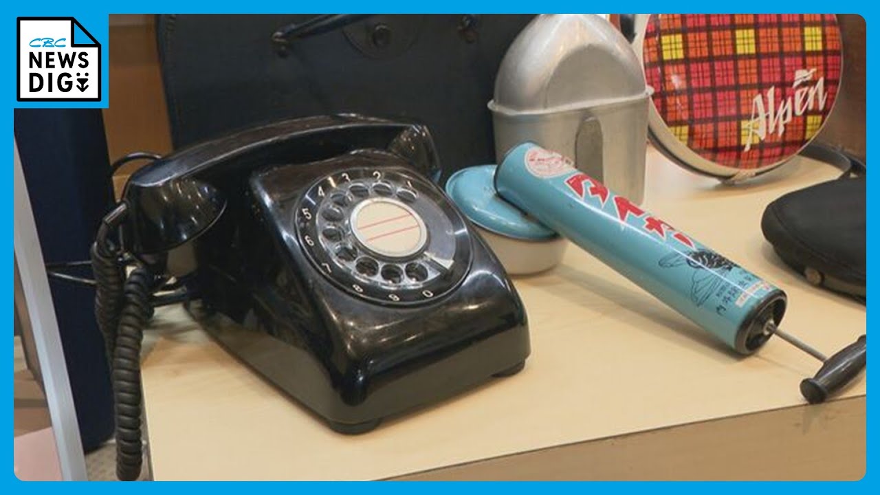 黒電話やレコード…懐かしのグッズや家族写真 昭和100年を記念「昭和を