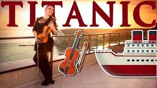 TITANIC🚢 My Heart Will Go On - Céline Dion (Violin Cover Cristina Kiseleff) 🎻🌊 chords