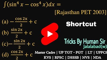 Short tricks of integration for KVS/ Maths lecturer / Master cadre / PGT Math /TGT math #shorts