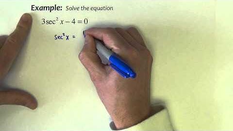 Trigonometry - Section 5.4.5 - Part 2