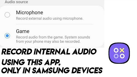 How to record internal audio in android. Only Available in Samsung Phone. No Root