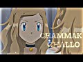 Ash and serena love amv chammak challo  pokemon ash serena viral anime