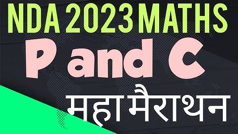 P AND C NDA ONE SHOT / RAVI JANGRA SIR