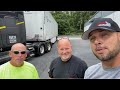 “Rain Delay !!! Had to deliver 25 miles away from the original drop!! Daily LIFE OTR TRUCKING ￼