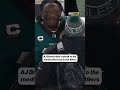 AJ Brown refused to speak to the media after today's loss to the 49ers 😕 #NFL #Eagles #AJBrown