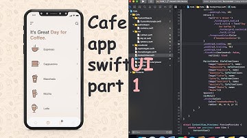 create Cafe App SwiftUI iOS part 1