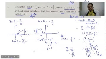 SM015 PSPM Questions Topic 7 Trigonometric Functions