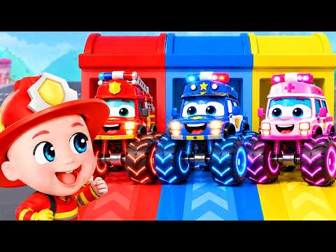 Tim Penyelamat Datang! | Truk Pemadam Kebakaran, Mobil Polisi, Ambulans | BiBiBerry Indonesia