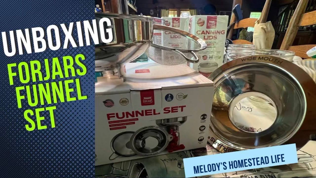 Unboxing ForJars Funnel Set - YouTube
